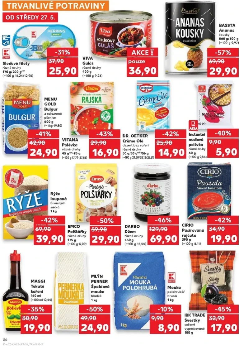Nejnovější Kaufland – Kolín leták platný od 27.05.2026 ⭐ - strana 36