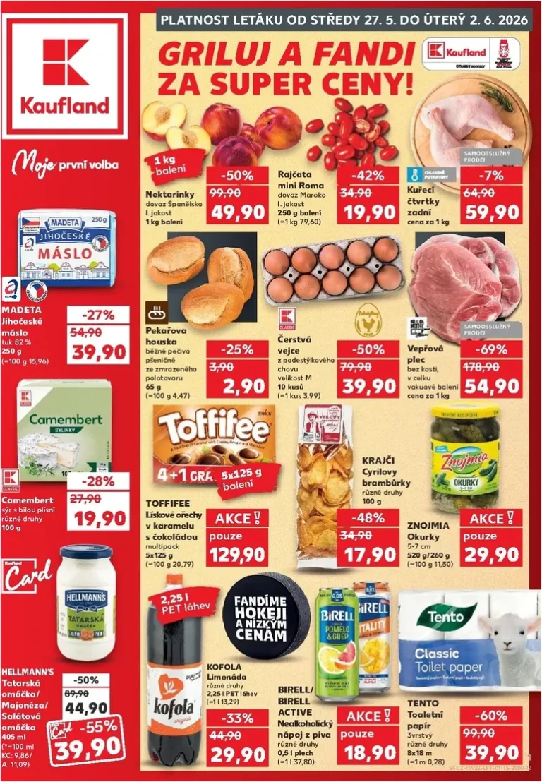 Nejnovější Kaufland – Brno leták platný od 27.05.2026 ⭐ - strana 1