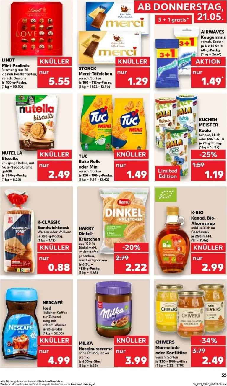 Akční leták Kaufland Německo platný od 21.05.2026 - strana 35