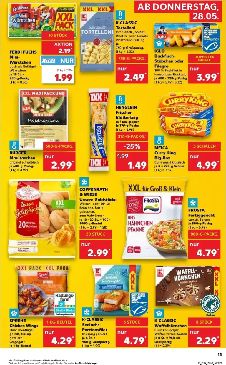 Nejnovější Kaufland Německo leták platný od 28.05.2026 ⭐ - strana 13