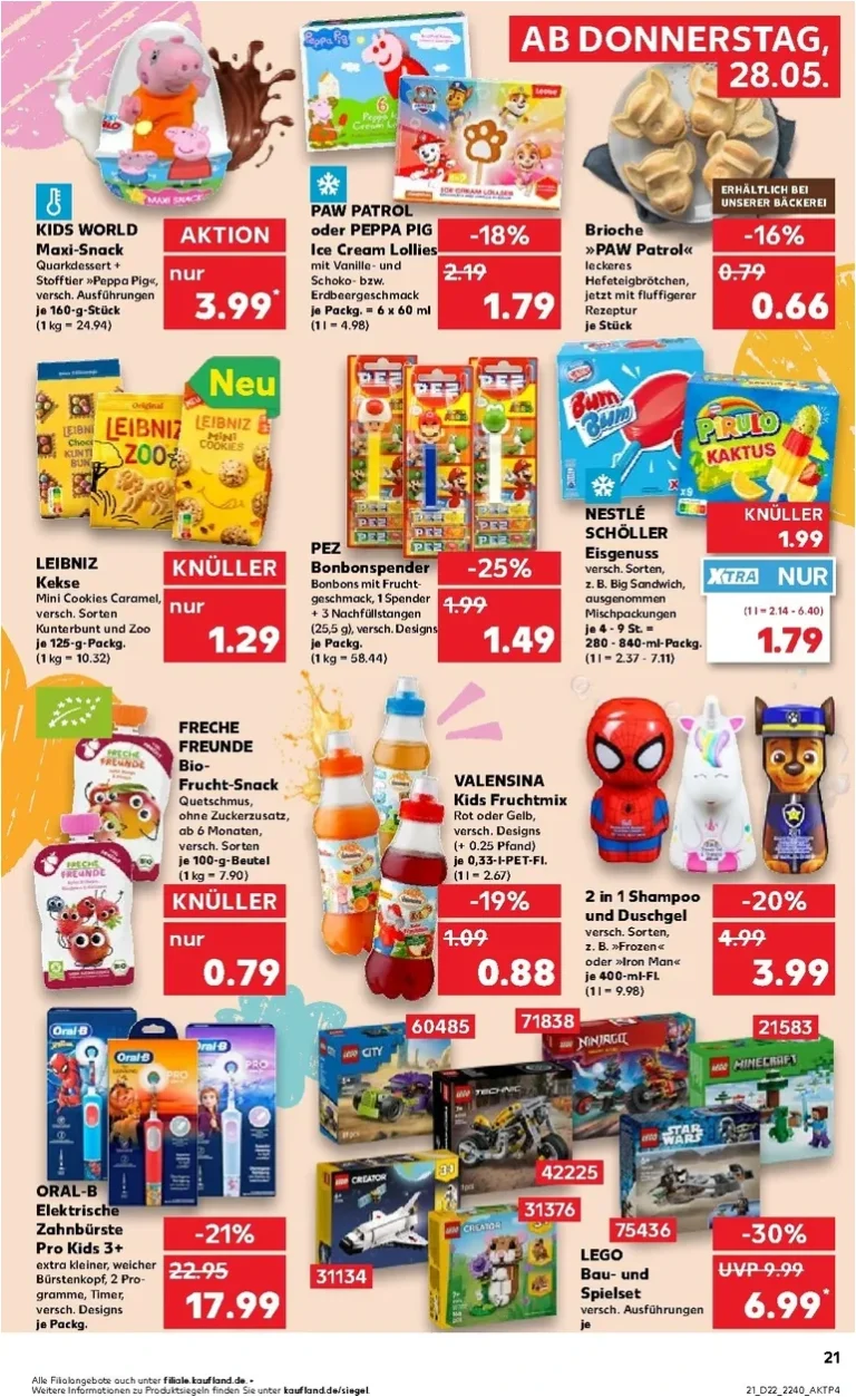 Nejnovější Kaufland Německo leták platný od 28.05.2026 ⭐ - strana 21