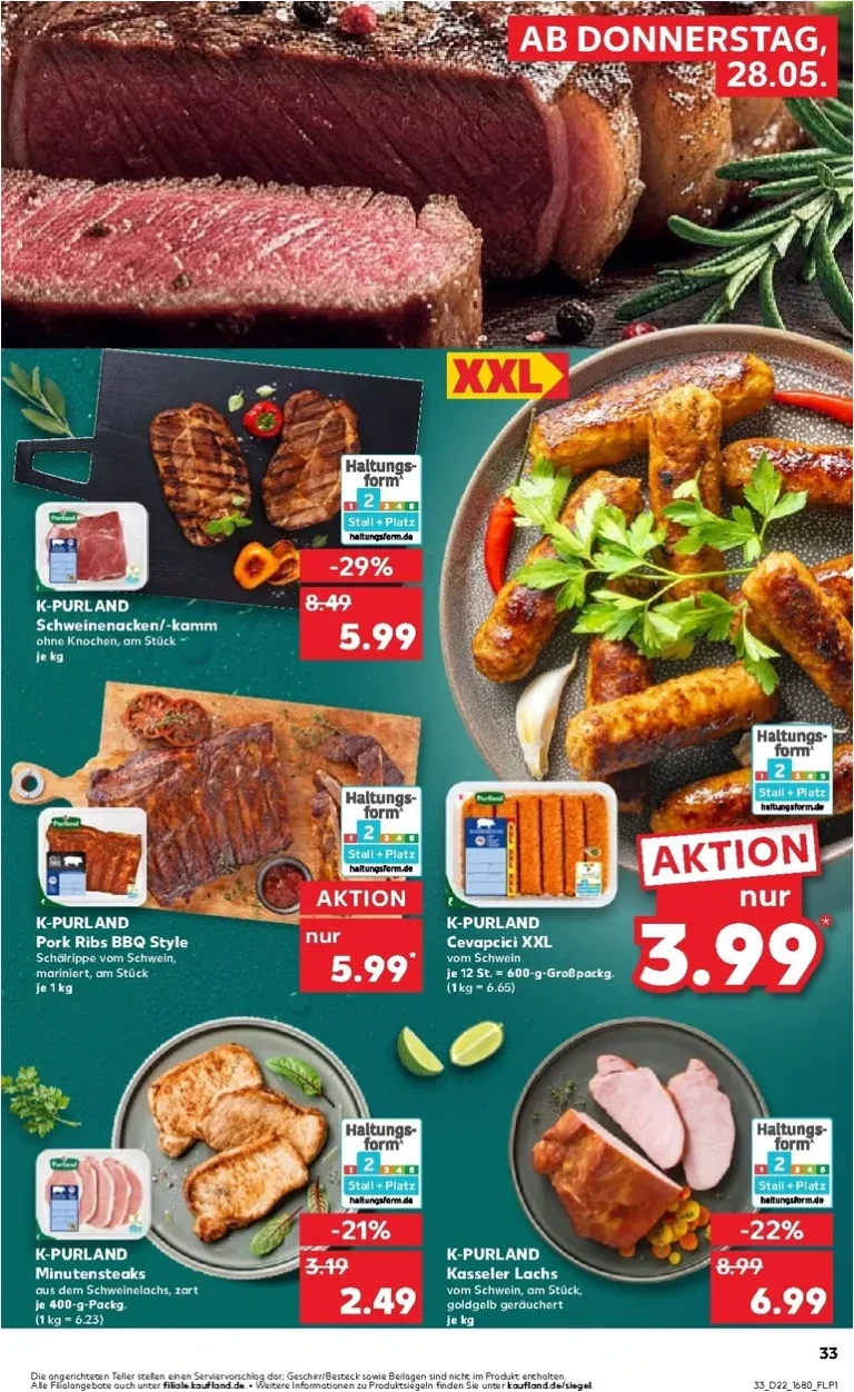 Nejnovější Kaufland Německo leták platný od 28.05.2026 ⭐ - strana 33