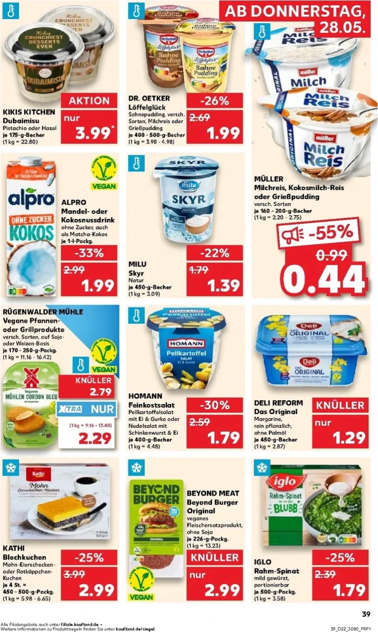 Nejnovější Kaufland Německo leták platný od 28.05.2026 ⭐ - strana 39