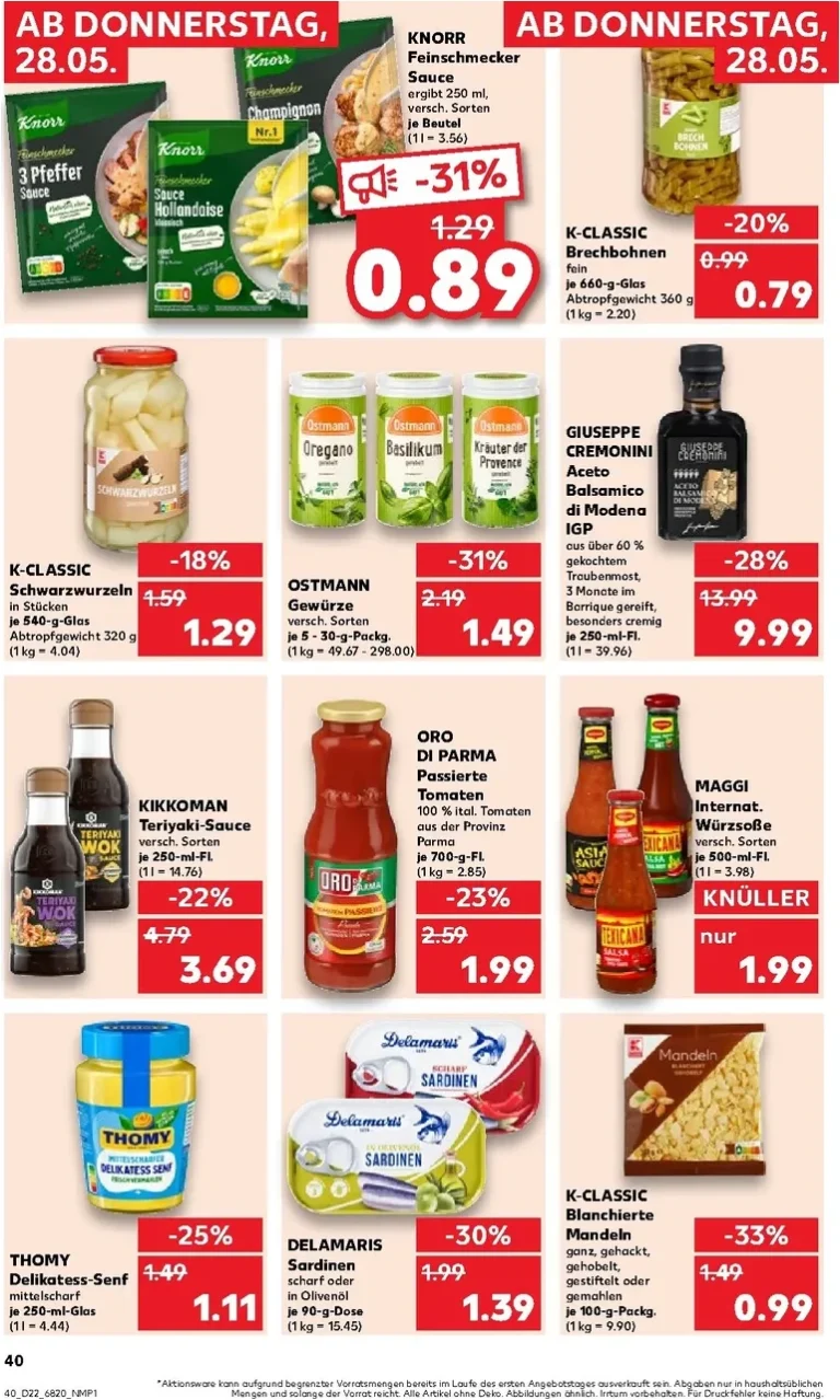 Nejnovější Kaufland Německo leták platný od 28.05.2026 ⭐ - strana 40