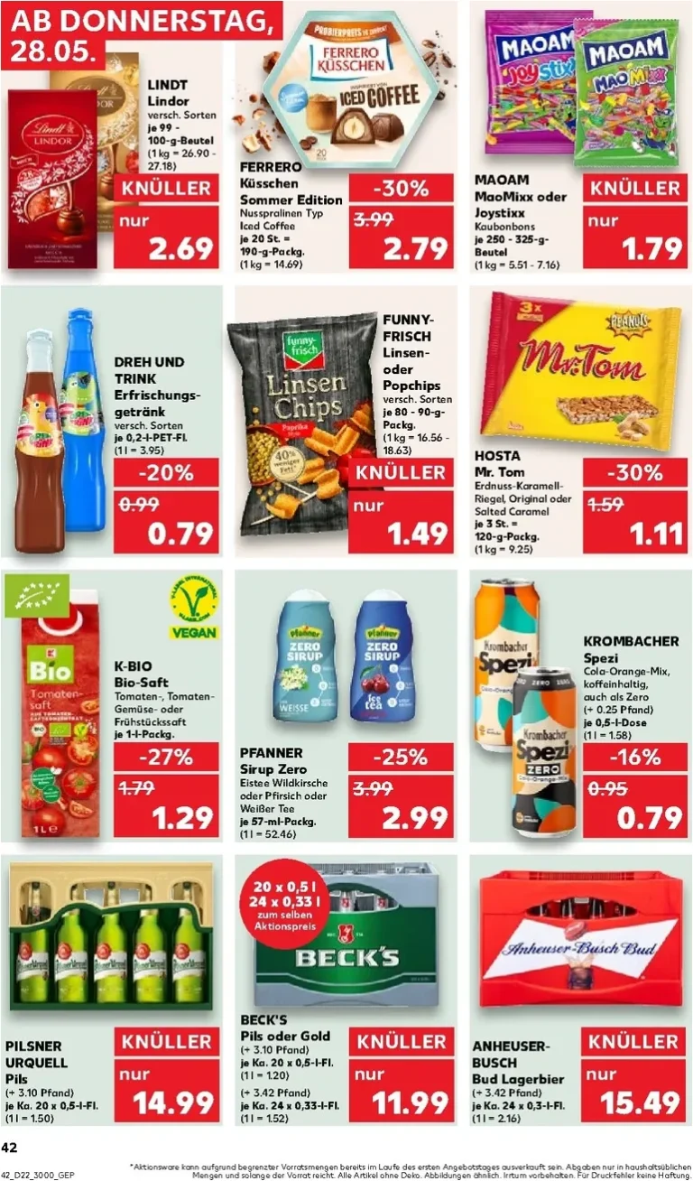 Nejnovější Kaufland Německo leták platný od 28.05.2026 ⭐ - strana 42