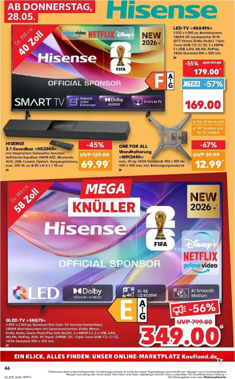 Nejnovější Kaufland Německo leták platný od 28.05.2026 ⭐ - strana 46