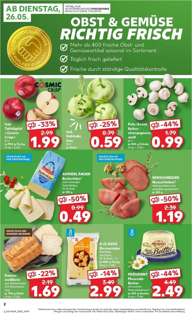 Nejnovější Kaufland Německo leták platný od 26.05.2026 ⭐ - strana 2