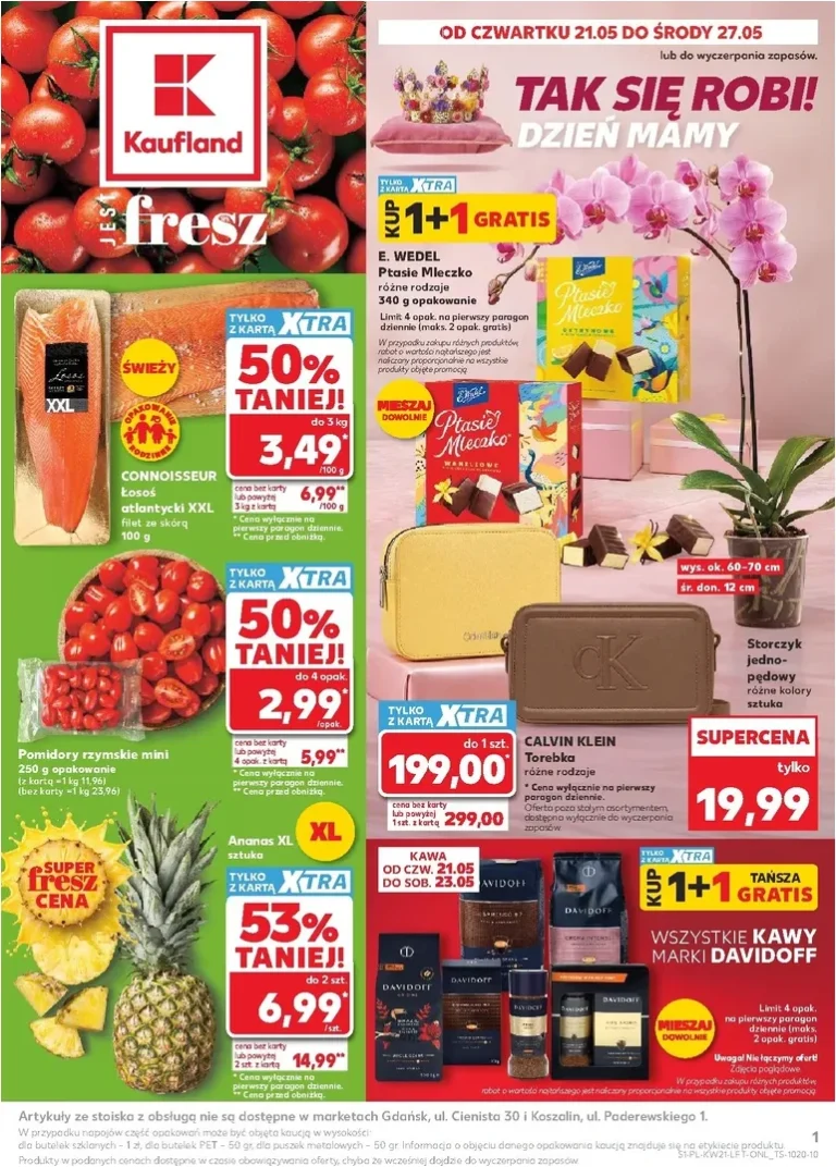 Akční leták Kaufland Polsko platný od 21.05.2026 - strana 1