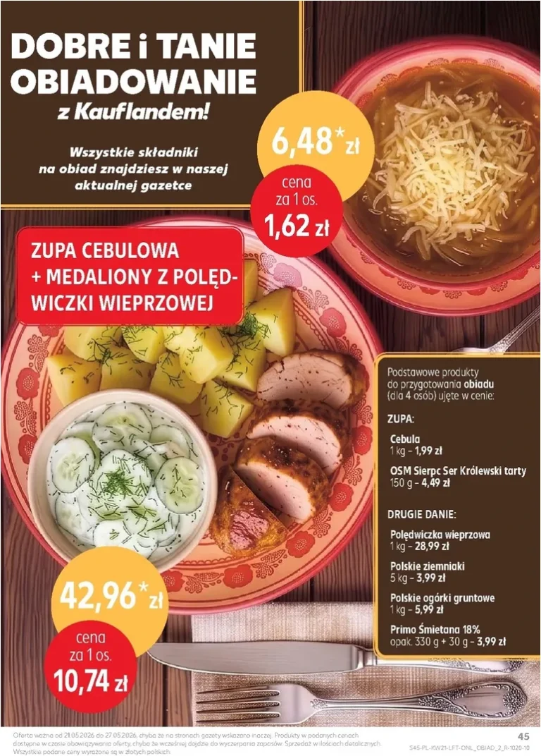 Akční leták Kaufland Polsko platný od 21.05.2026 - strana 45