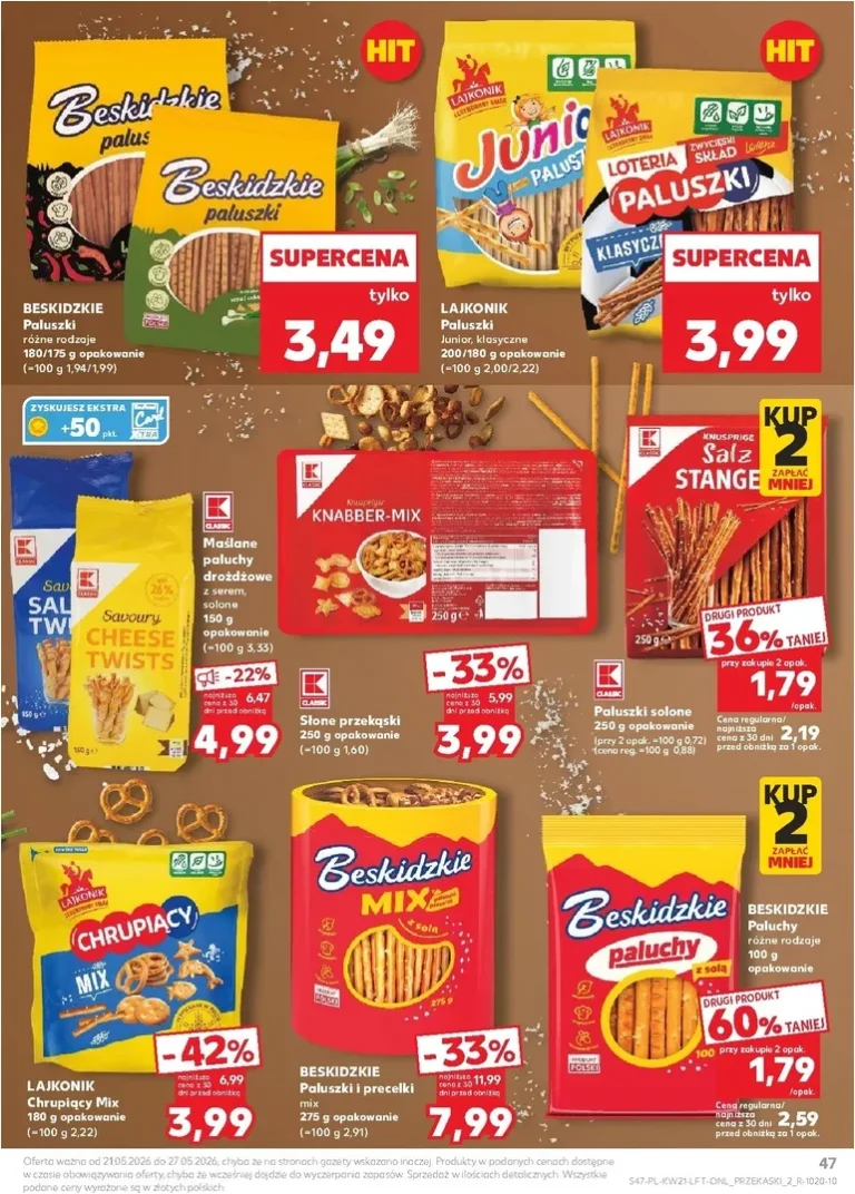 Akční leták Kaufland Polsko platný od 21.05.2026 - strana 47