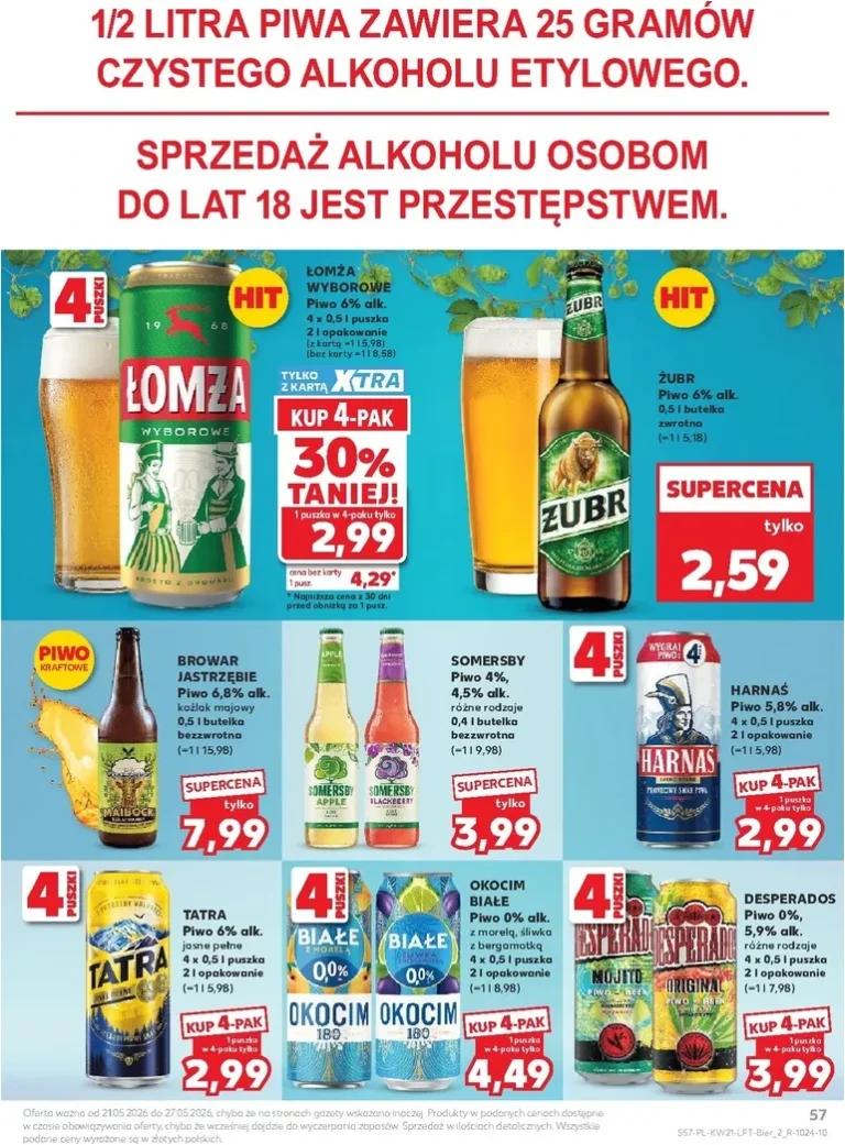 Akční leták Kaufland Polsko platný od 21.05.2026 - strana 57