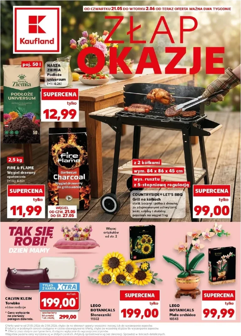Akční leták Kaufland Polsko – Okazje platný od 21.05.2026 - strana 1