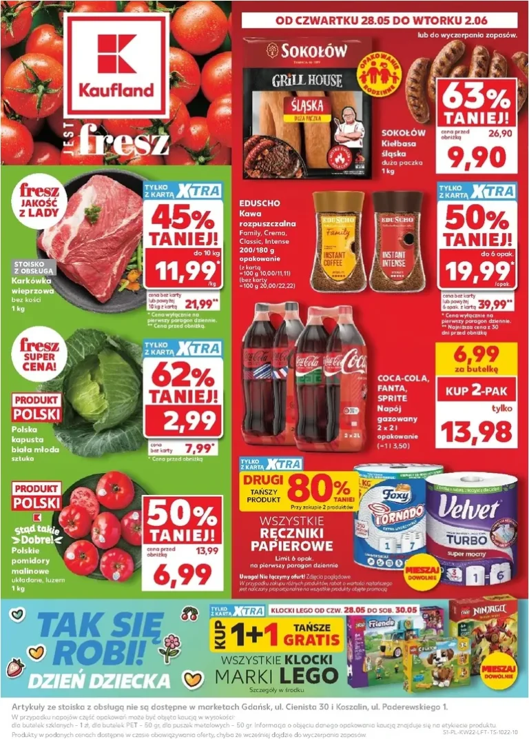 Nejnovější Kaufland Polsko leták platný od 28.05.2026 ⭐ - strana 1