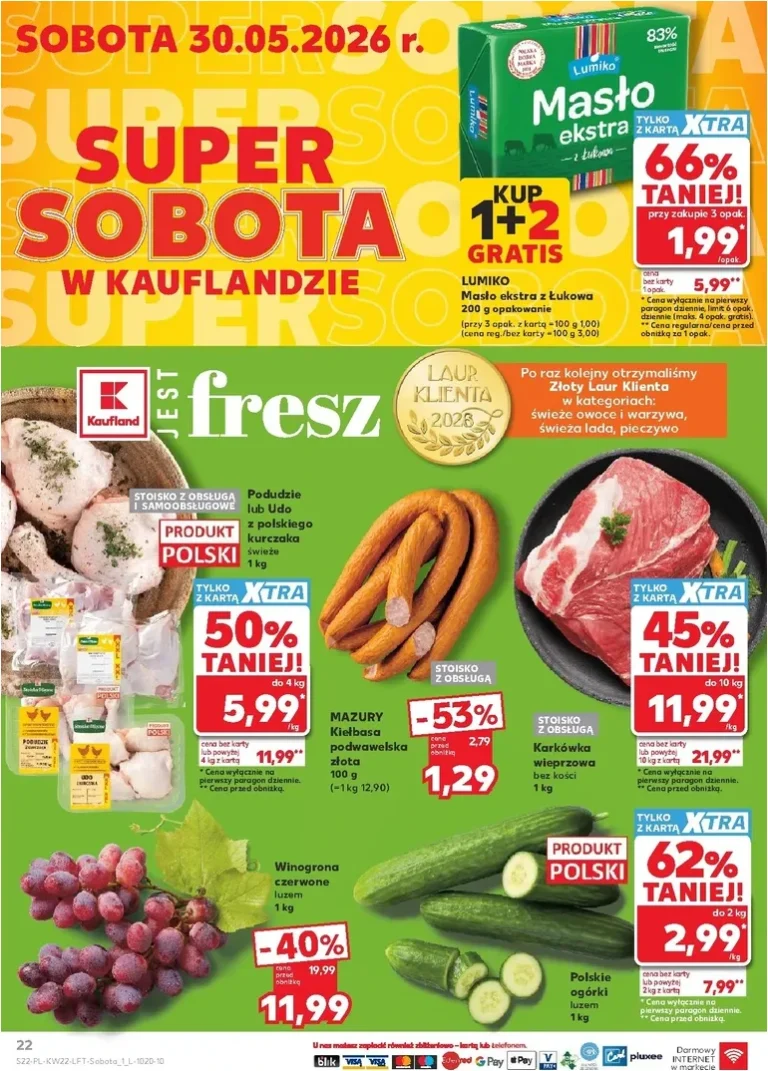 Nejnovější Kaufland Polsko leták platný od 28.05.2026 ⭐ - strana 22