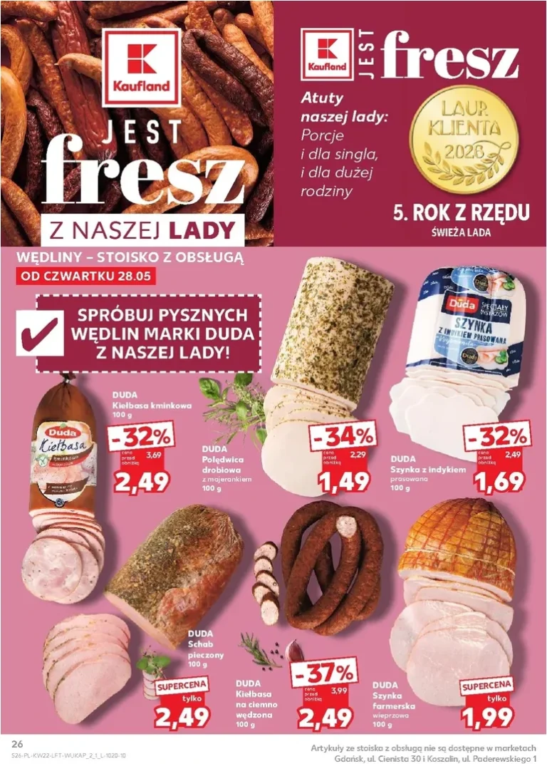 Nejnovější Kaufland Polsko leták platný od 28.05.2026 ⭐ - strana 26