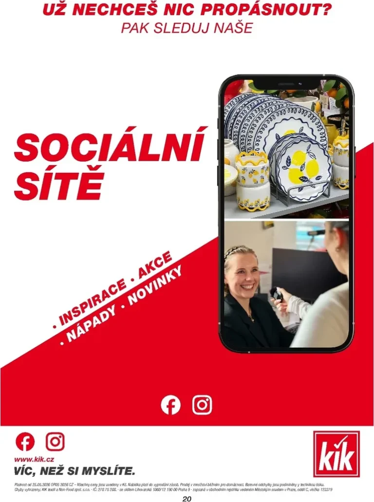 Akční leták KiK platný od 25.05.2026 - strana 20