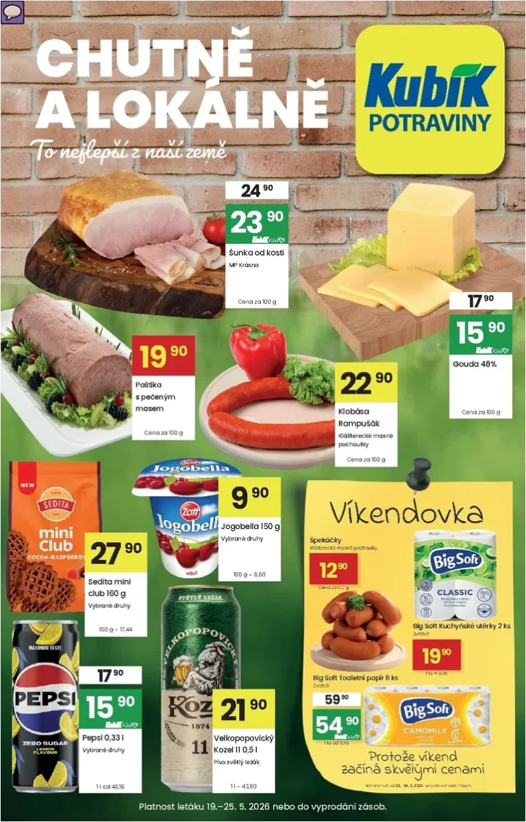 Akční leták Kubík platný od 19.05.2026 - strana 1