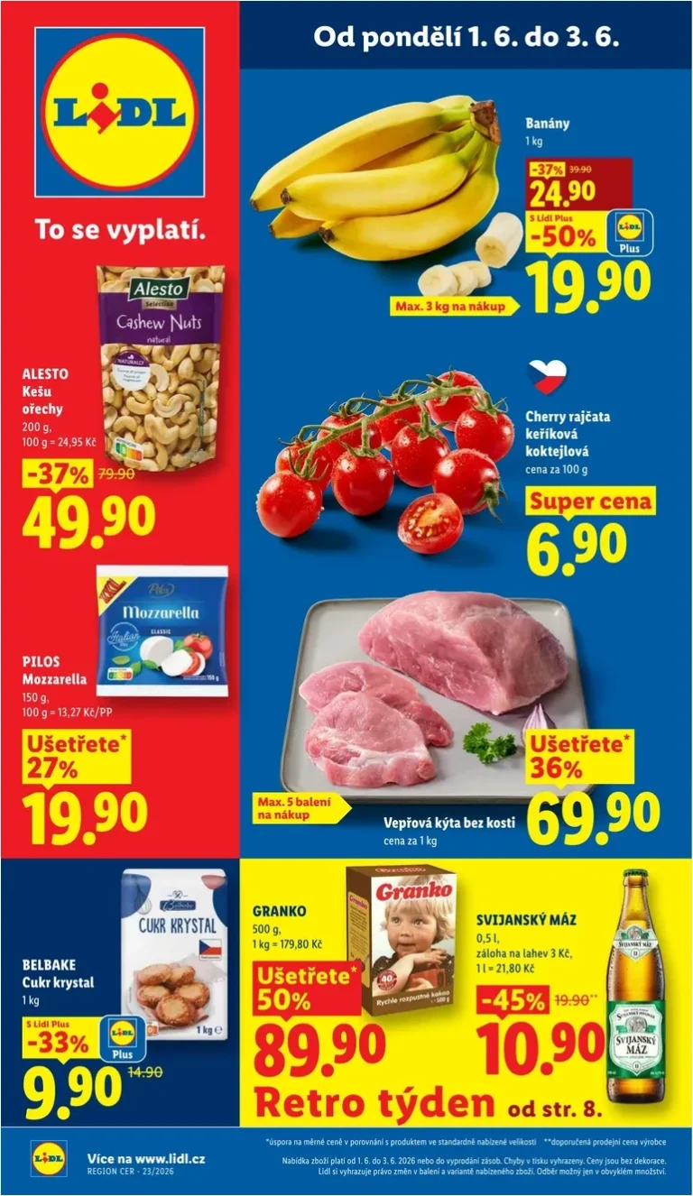 Nejnovější Lidl leták platný od 01.06.2026 ⭐ - strana 1
