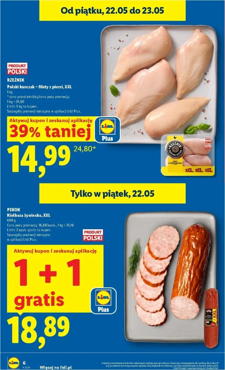 Akční leták Lidl Polsko platný od 21.05.2026 - strana 6