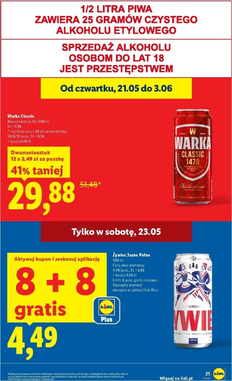 Akční leták Lidl Polsko platný od 21.05.2026 - strana 21