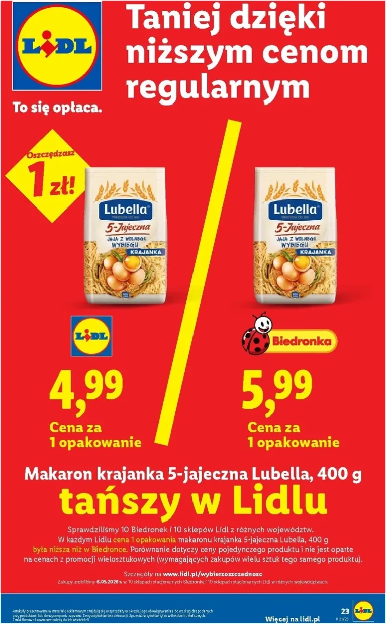 Akční leták Lidl Polsko platný od 21.05.2026 - strana 23