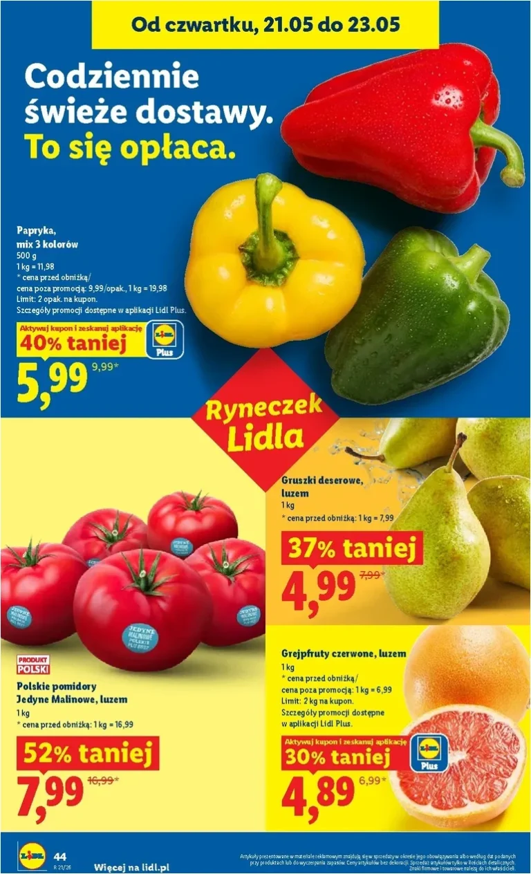 Akční leták Lidl Polsko platný od 21.05.2026 - strana 44