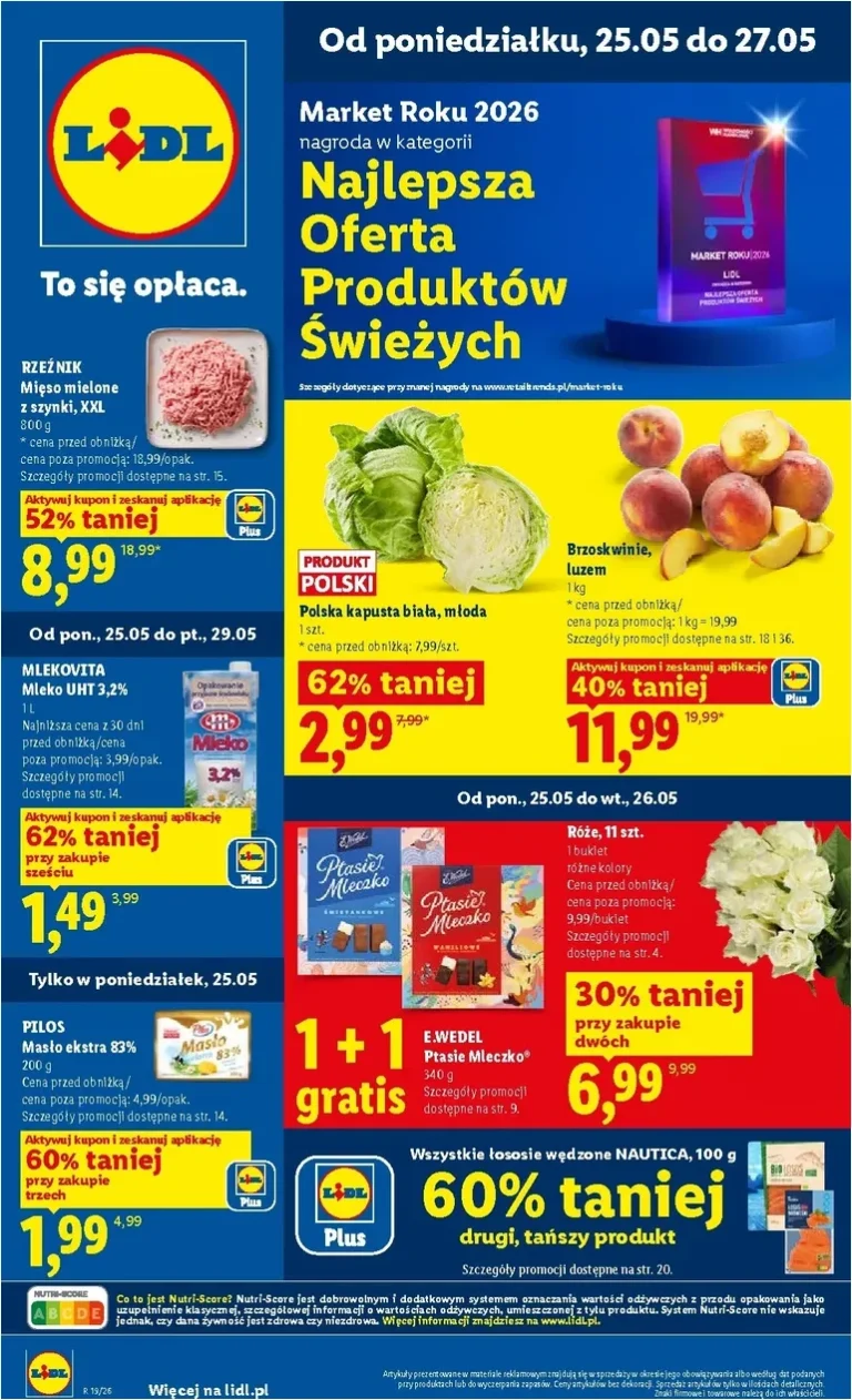 Akční leták Lidl Polsko platný od 25.05.2026 - strana 1