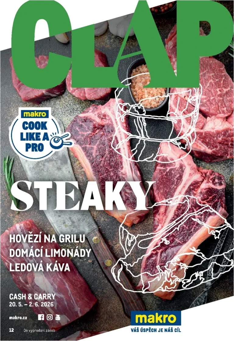 Akční leták Makro – Pro milovníky jídla platný od 20.05.2026 - strana 1