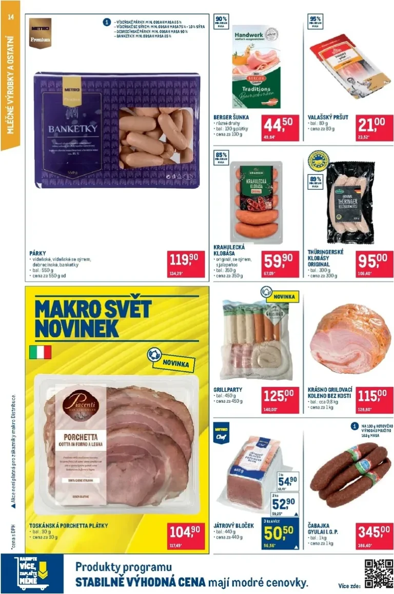 Akční leták Makro – Pro milovníky jídla platný od 20.05.2026 - strana 14
