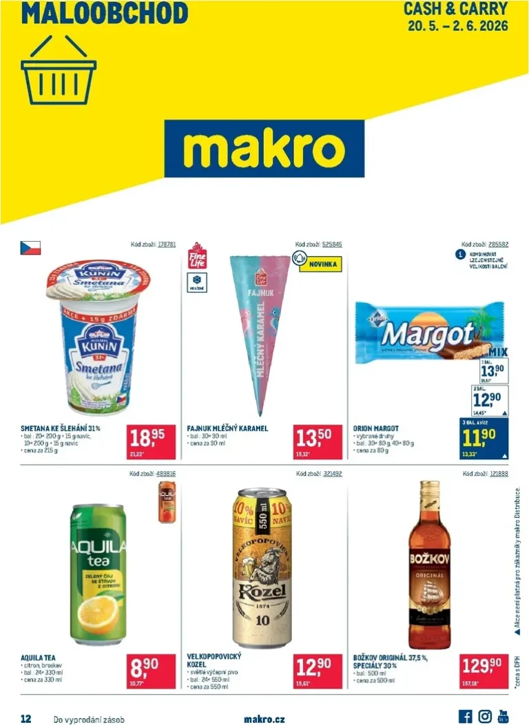 Akční leták Makro – Maloobchod platný od 20.05.2026 - strana 1