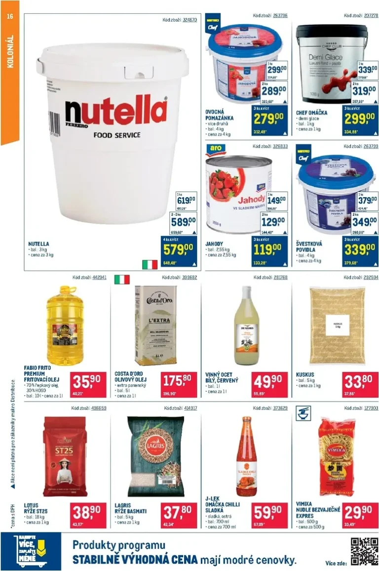 Akční leták Makro – Gastronomie platný od 20.05.2026 - strana 16