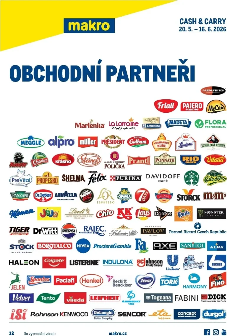 Akční leták Makro – Obchodní partneři platný od 20.05.2026 - strana 1