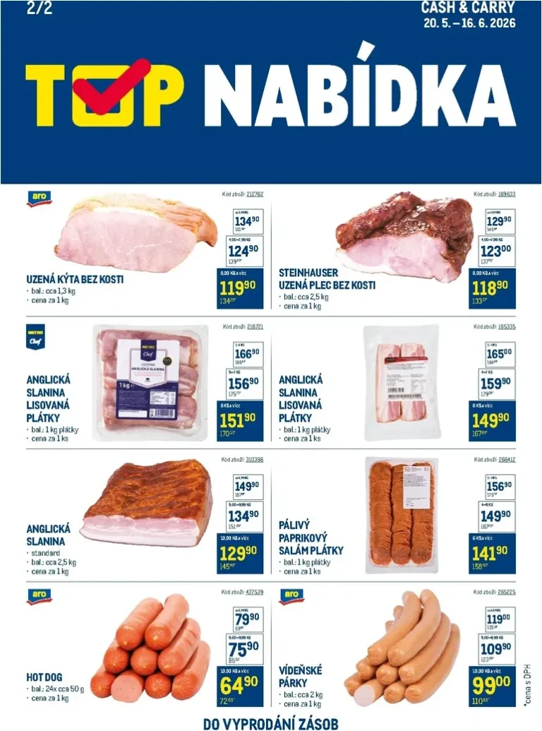 Akční leták Makro – TOP uzeniny platný od 20.05.2026 - strana 2