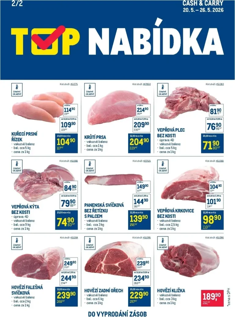 Akční leták Makro – TOP maso platný od 20.05.2026 - strana 2