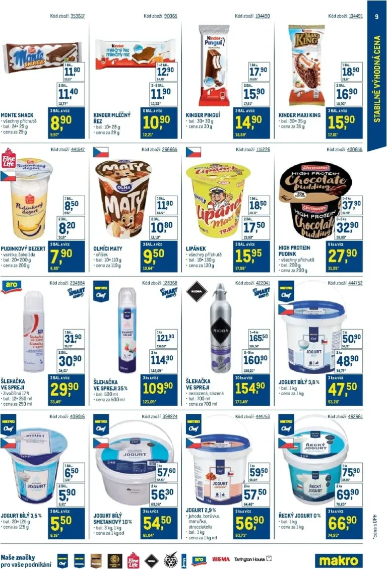 Akční leták Makro – Stabilně výhodná cena platný od 20.05.2026 - strana 9