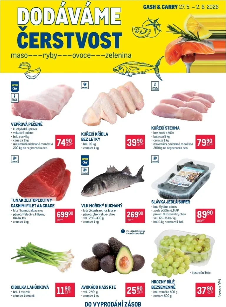 Akční leták Makro – Čerstvé zboží platný od 27.05.2026 - strana 1