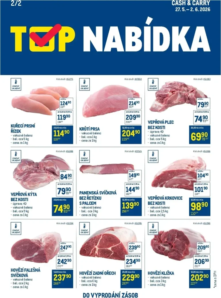 Akční leták Makro – TOP maso platný od 27.05.2026 - strana 2