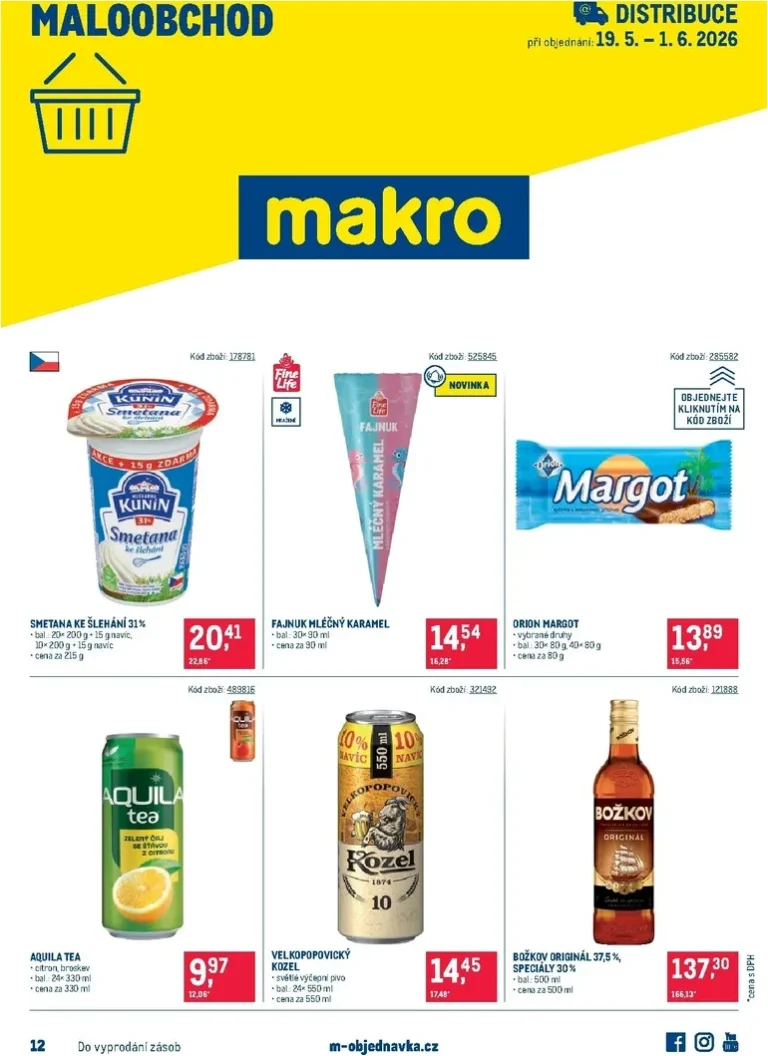 Akční leták Makro – Maloobchod – Distribuce platný od 19.05.2026 - strana 1