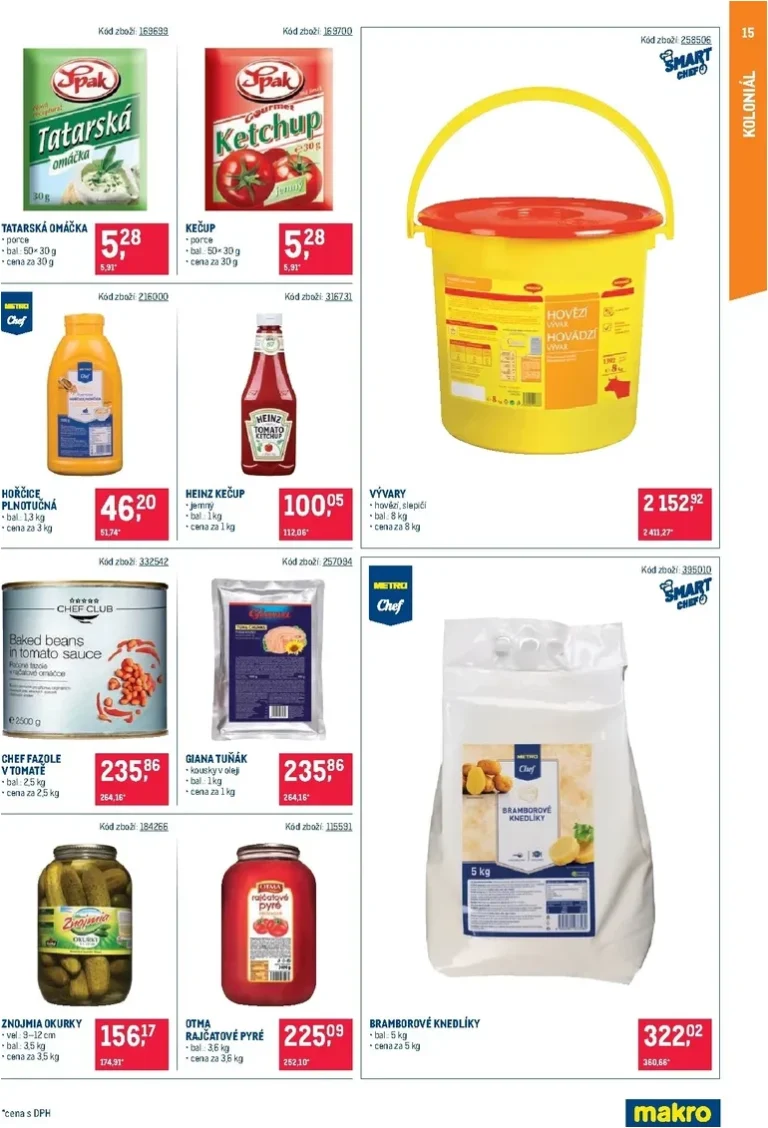 Akční leták Makro – Gastronomie – Distribuce platný od 19.05.2026 - strana 15