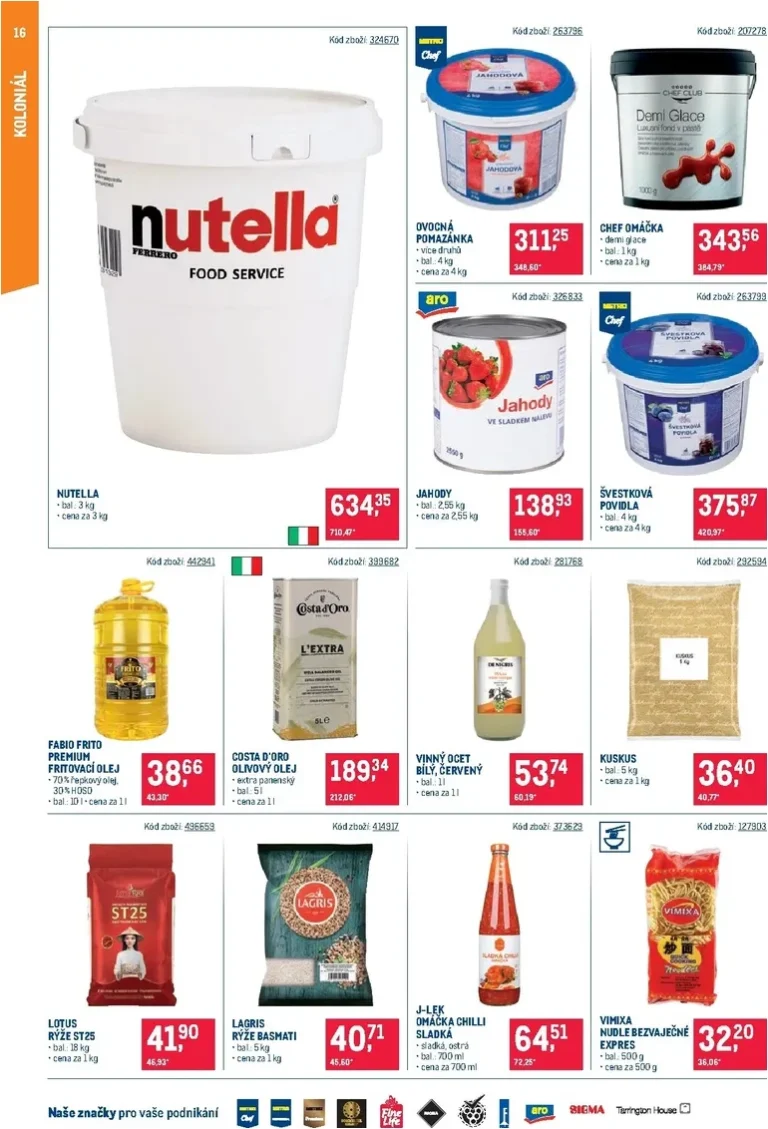Akční leták Makro – Gastronomie – Distribuce platný od 19.05.2026 - strana 16