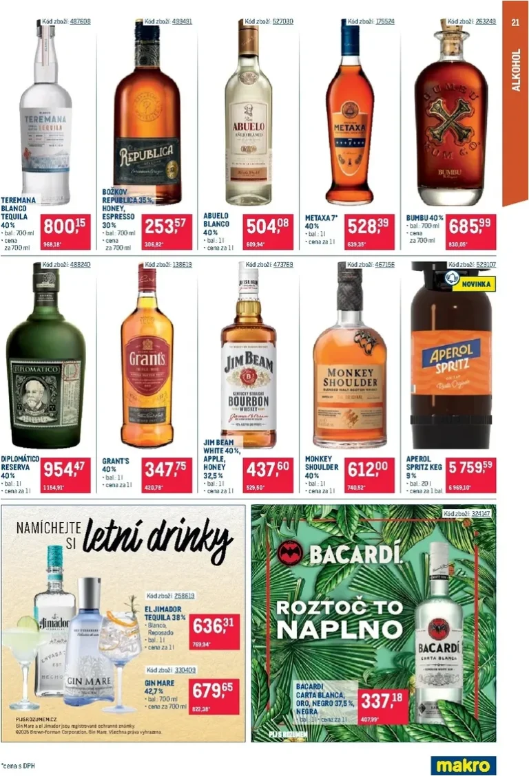 Akční leták Makro – Gastronomie – Distribuce platný od 19.05.2026 - strana 21