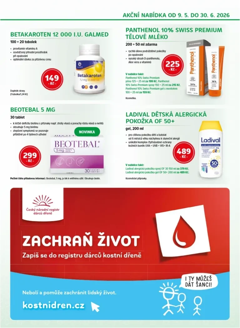 Akční leták Moje lékarna platný od 09.05.2026 - strana 9