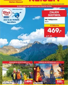 Akční leták Netto Německo – Reise-Angebote Juni platný od 28.05.2026