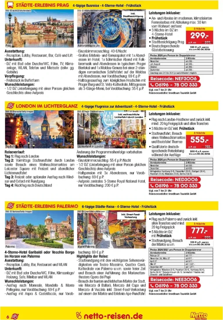 Akční leták Netto Německo – Reise-Angebote Juni platný od 28.05.2026 - strana 6