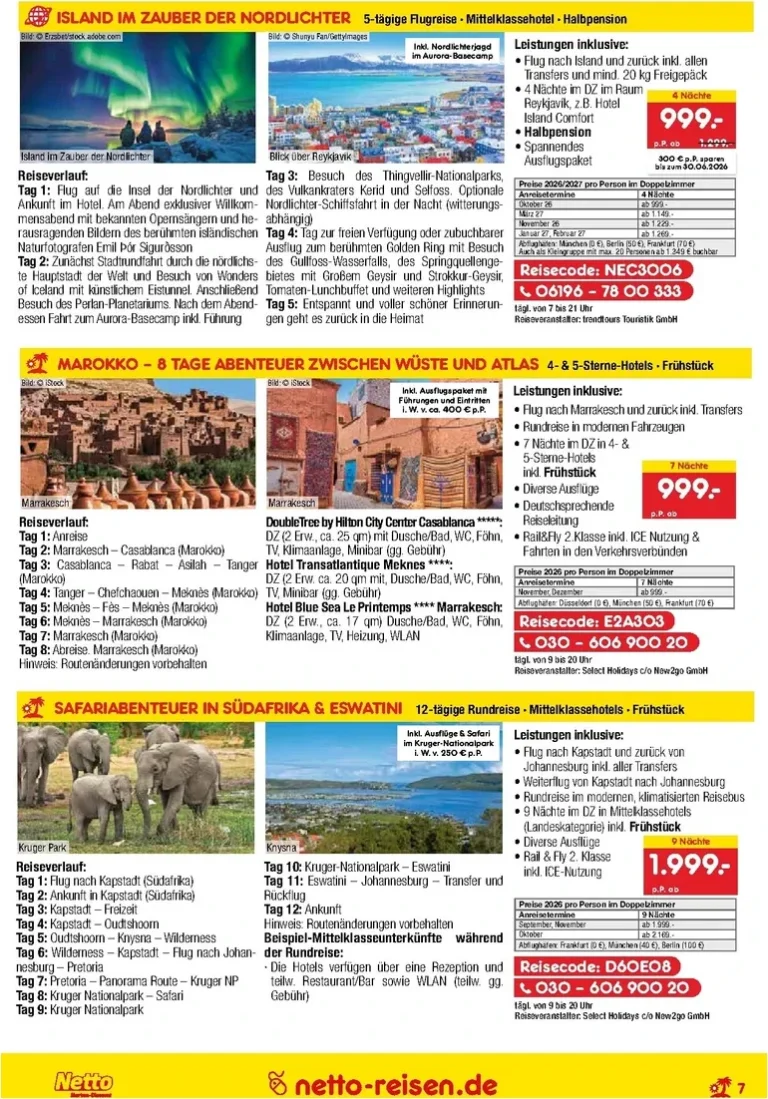 Akční leták Netto Německo – Reise-Angebote Juni platný od 28.05.2026 - strana 7
