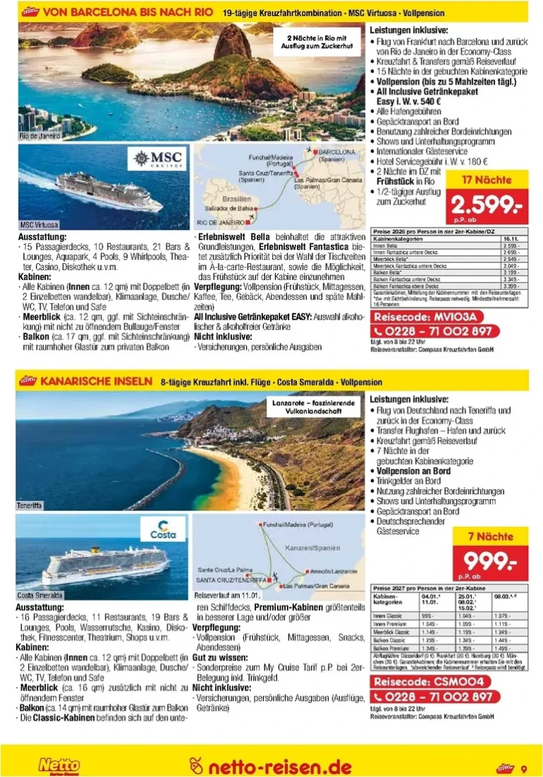 Akční leták Netto Německo – Reise-Angebote Juni platný od 28.05.2026 - strana 9