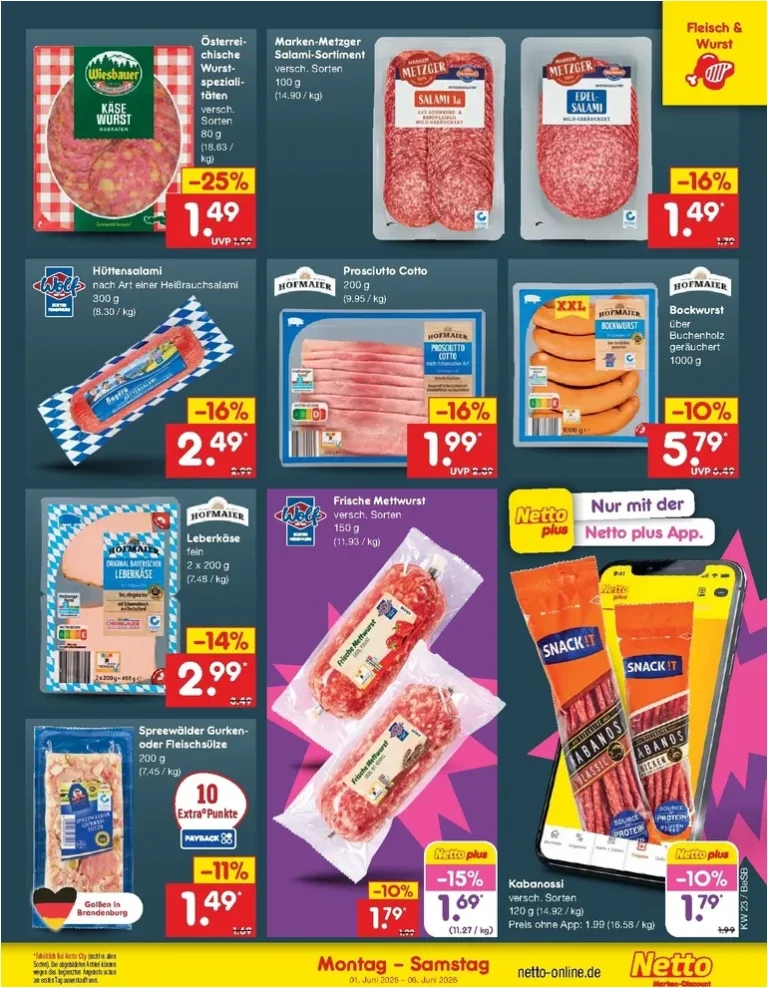 Nejnovější Netto Německo leták platný od 01.06.2026 ⭐ - strana 11