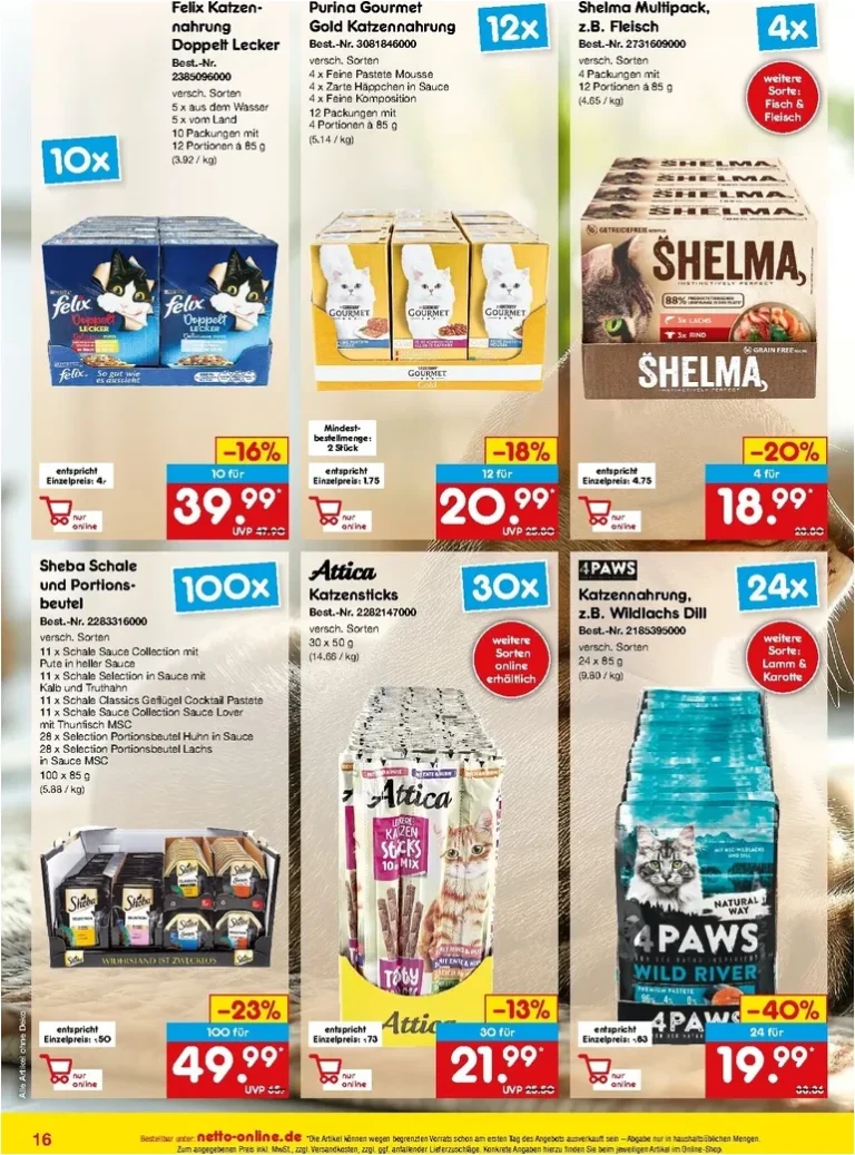 Nejnovější Netto Německo – Online-Angebote leták platný od 01.06.2026 ⭐ - strana 16