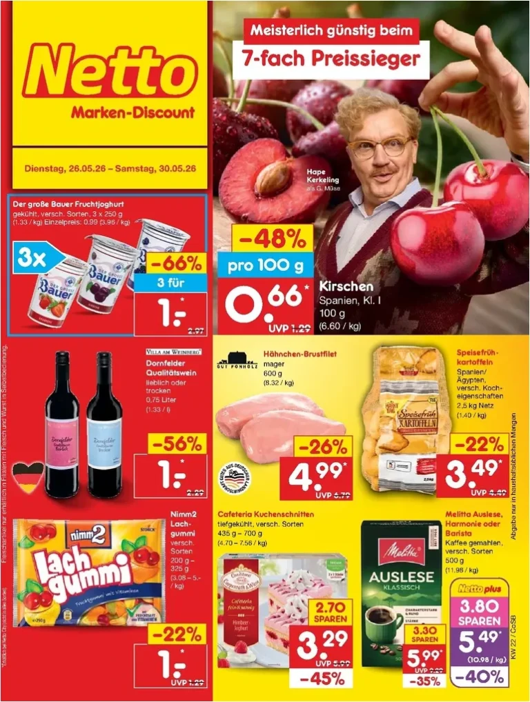 Akční leták Netto Německo platný od 26.05.2026 - strana 1