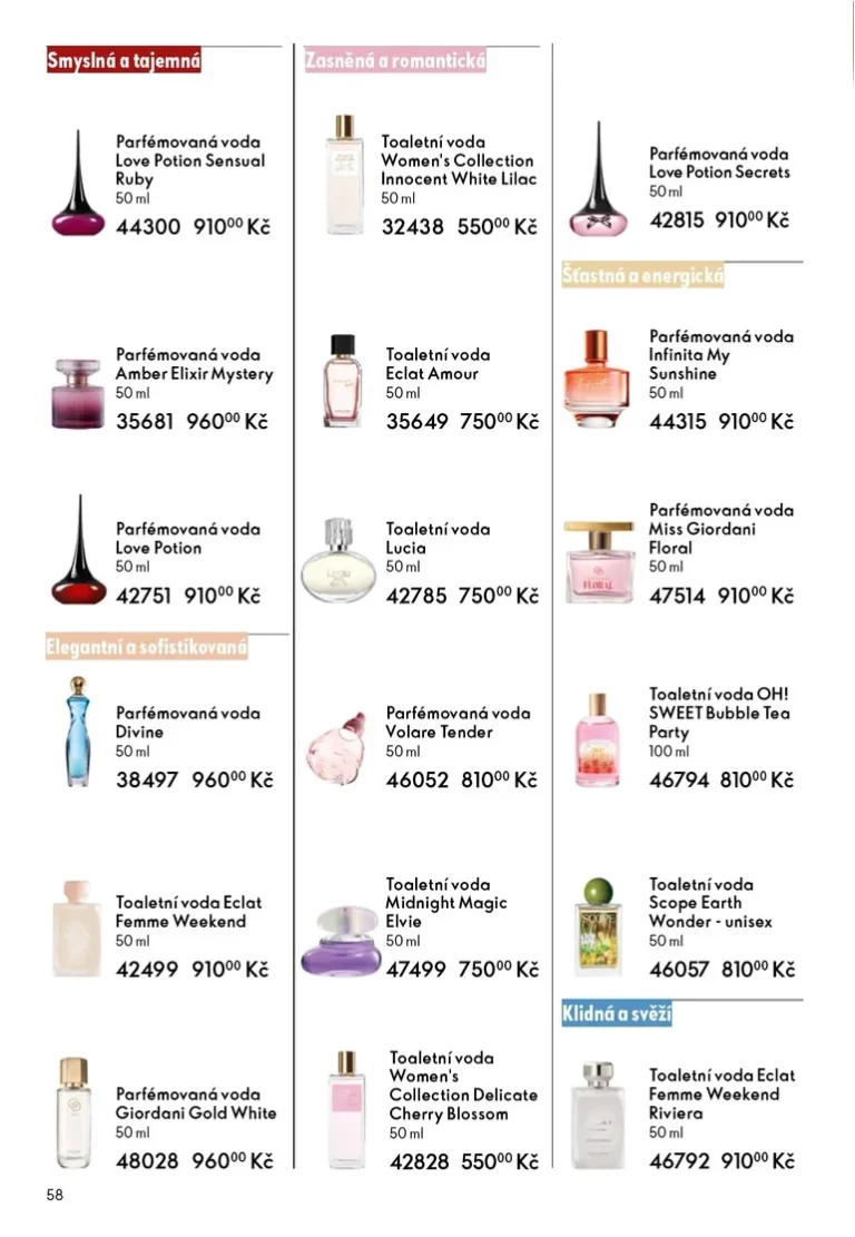 Akční leták Oriflame platný od 06.05.2026 - strana 58
